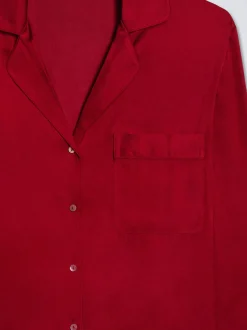 PARFOIS Conjunto Pijama Personalizable Con Antifaz Rojo Fashion