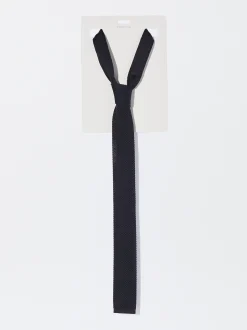 PARFOIS Corbata Con Textura Negro Cheap