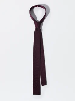 PARFOIS Corbata Con Textura Burdeos New