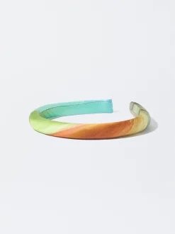 PARFOIS Diadema Ancha Estampada Multicor Clearance