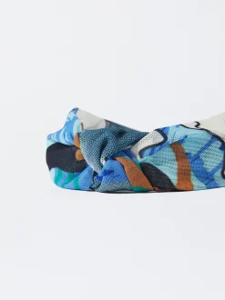 PARFOIS Diadema Ancha Estampada Multicor Flash Sale