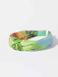 PARFOIS Diadema Ancha Estampada Multicor Online
