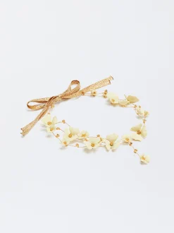 PARFOIS Diadema Con Flores Crudo Best Sale