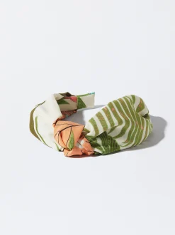 PARFOIS Diadema Con Nudo Estampada Multicor Outlet