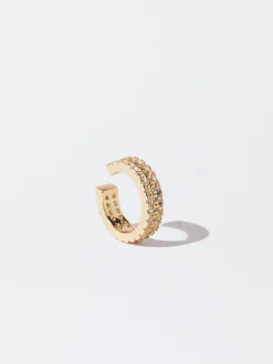 PARFOIS Earcuff De Plata 925 Con Circonitas Dorado Best