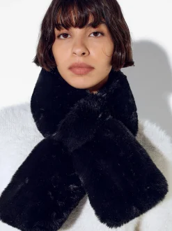 PARFOIS Estola De Pelo Negro Clearance