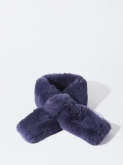 PARFOIS Estola De Pelo Azul Marino Store