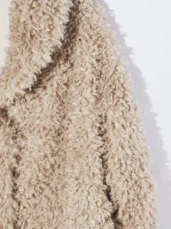 PARFOIS Exclusivo Online - Abrigo Largo De Pelo Beige Best