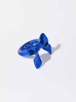PARFOIS Exclusivo Online - Anillo Lazo Metalizado Azul Cheap