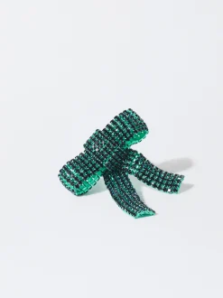 PARFOIS Exclusivo Online - Anillo Maxi Lazo Verde Sale