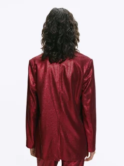 PARFOIS Exclusivo Online - Blazer De Lentejuelas Rojo Outlet