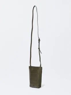 PARFOIS Exclusivo Online - Bolso Para M&oacute;vil De Piel Caqui New