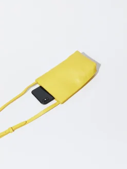 PARFOIS Exclusivo Online - Bolso Para M&oacute;vil De Piel Amarillo Shop