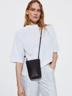 PARFOIS Exclusivo Online - Bolso Para M&oacute;vil De Piel Negro Online