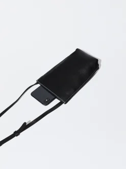 PARFOIS Exclusivo Online - Bolso Para M&oacute;vil De Piel Negro Online