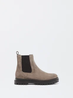 PARFOIS Exclusivo Online - Botín Plano De Piel Beige Flash Sale