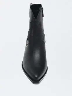 PARFOIS Exclusivo Online - Bot&iacute;n Cowboy De Piel Negro Best Sale
