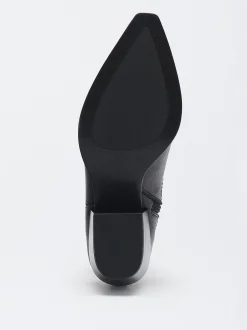 PARFOIS Exclusivo Online - Bot&iacute;n Cowboy De Piel Negro Best Sale