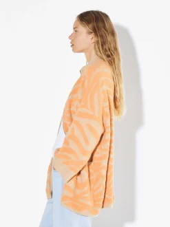 PARFOIS Exclusivo Online - C&aacute;rdigan De Punto Jacquard Naranja Best