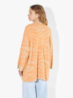 PARFOIS Exclusivo Online - C&aacute;rdigan De Punto Jacquard Naranja Best