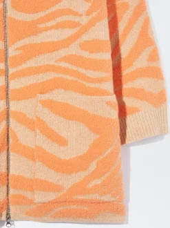 PARFOIS Exclusivo Online - C&aacute;rdigan De Punto Jacquard Naranja Best