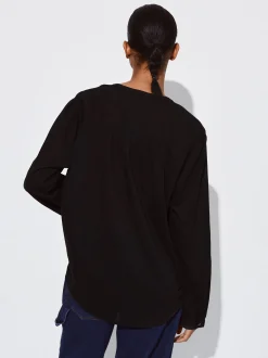PARFOIS Exclusivo Online - Camisa Algod&oacute;n Manga Larga Negro Discount