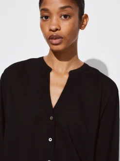 PARFOIS Exclusivo Online - Camisa Algod&oacute;n Manga Larga Negro Discount