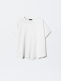 PARFOIS Exclusivo Online - Camiseta Lyocell Blanco Cheap