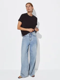 PARFOIS Exclusivo Online - Camiseta Lyocell Negro New