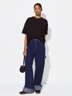 PARFOIS Exclusivo Online - Camiseta Algod&oacute;n Con Bolsillo Negro Best Sale