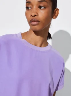 PARFOIS Exclusivo Online - Camiseta Lyocell Violeta Fashion