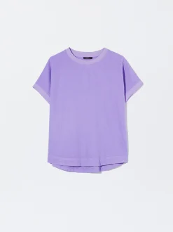 PARFOIS Exclusivo Online - Camiseta Lyocell Violeta Fashion