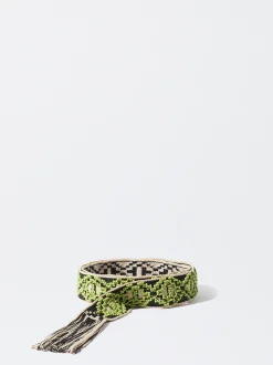 PARFOIS Exclusivo Online - Cintur&oacute;n Con Abalorios Multicor Outlet