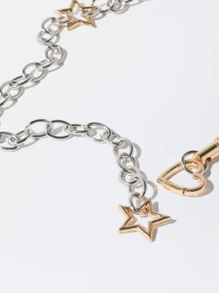 PARFOIS Exclusivo Online - Cintur&oacute;n Met&aacute;lico Con Charms Dorado Clearance