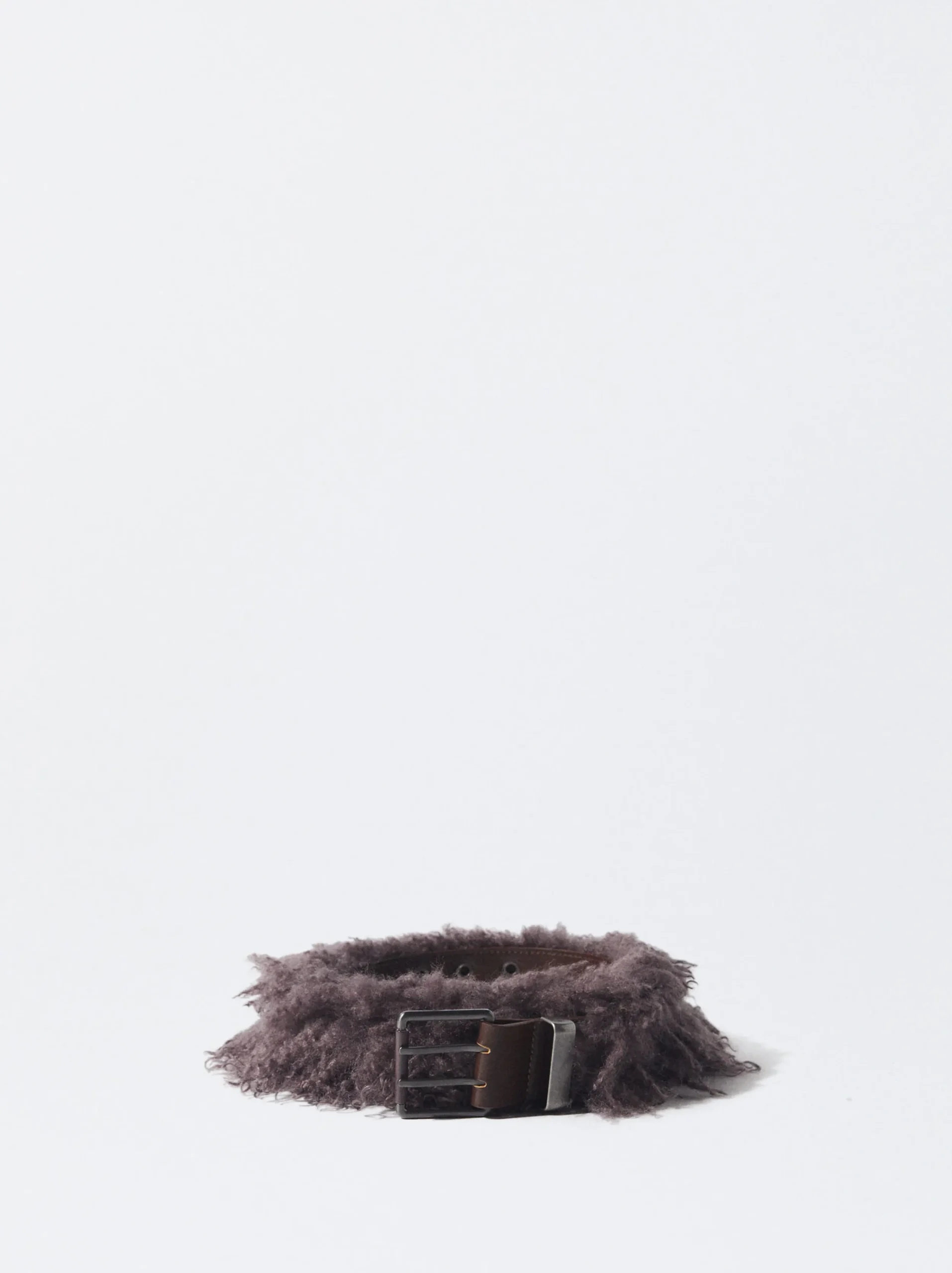 PARFOIS Exclusivo Online - Cinturón Con Pelo Violeta Outlet