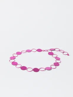 PARFOIS Exclusivo Online - Cintur&oacute;n Metalizado Espejo Rosa Flash Sale