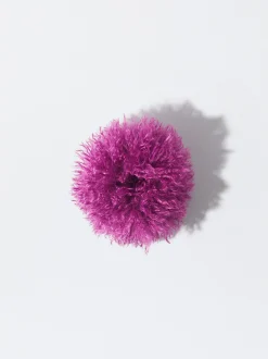 PARFOIS Exclusivo Online - Coletero Fruncido Con Pelo Violeta Store