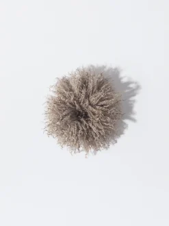 PARFOIS Exclusivo Online - Coletero Fruncido Con Pelo Gris Flash Sale