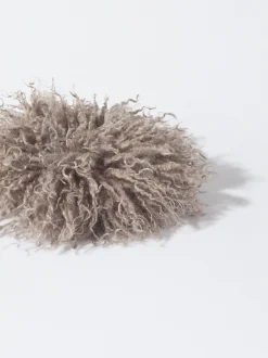 PARFOIS Exclusivo Online - Coletero Fruncido Con Pelo Gris Flash Sale