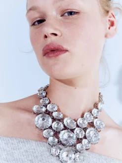 PARFOIS Exclusivo Online - Collar Ajustable Maxi Brillo Plateado Shop