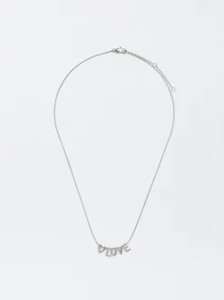 PARFOIS Exclusivo Online - Collar Personalizable Acero Coraz&oacute;n Plateado Best