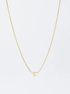 PARFOIS Exclusivo Online - Collar Personalizable Acero Coraz&oacute;n Dorado New