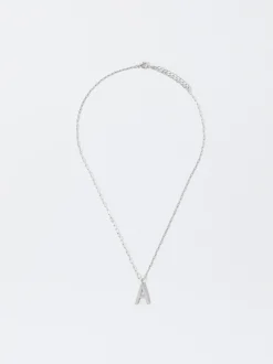 PARFOIS Exclusivo Online - Collar De Letras De Acero Plateado Store