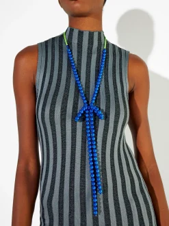 PARFOIS Exclusivo Online - Collar Largo Lazo Azul Shop
