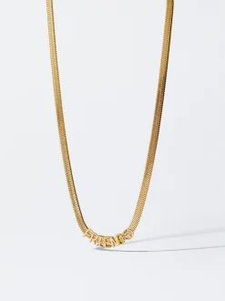PARFOIS Exclusivo Online - Collar Personalizable De Acero Dorado Shop