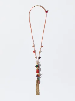 PARFOIS Exclusivo Online - Collar Con Flores Multicor Outlet