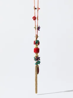 PARFOIS Exclusivo Online - Collar Con Flores Multicor Outlet