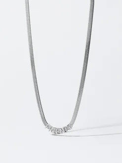 PARFOIS Exclusivo Online - Collar Personalizable De Acero Plateado Best