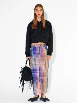 PARFOIS Exclusivo Online - Falda Larga Con Algod&oacute;n Multicor Cheap