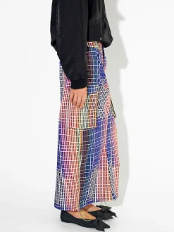 PARFOIS Exclusivo Online - Falda Larga Con Algod&oacute;n Multicor Cheap